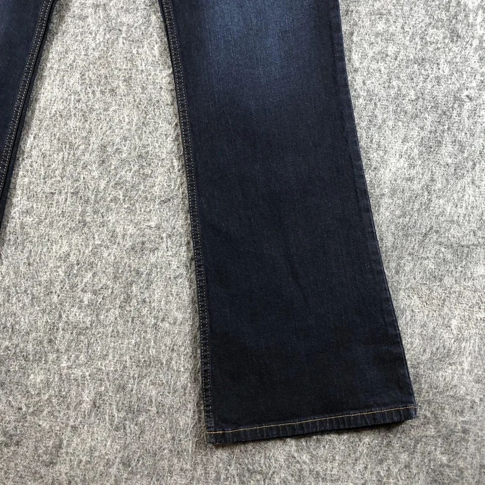 Mossimo Bootcut Jeans Juniors 9 Dark Wash Mid Rise Stretch Denim - Picture 5 of 16
